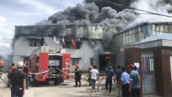 Quảng Nam: Cháy lớn tại công ty may thuộc Cụm công nghiệp Trảng Nhật 1
