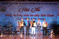 Hội thi Tiếng hát Công nhân lao động Bình Thuận: Để lại nhiều niềm vui, ấn tượng