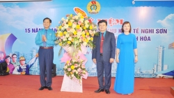 Công đoàn KKT Nghi Sơn và các KCN tỉnh Thanh Hóa kỷ niệm 15 năm thành lập