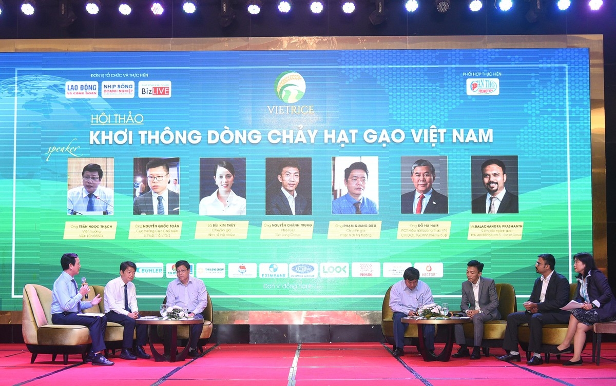Hôm nay diễn ra hội thảo "Khơi thông dòng chảy hạt gạo Việt Nam"