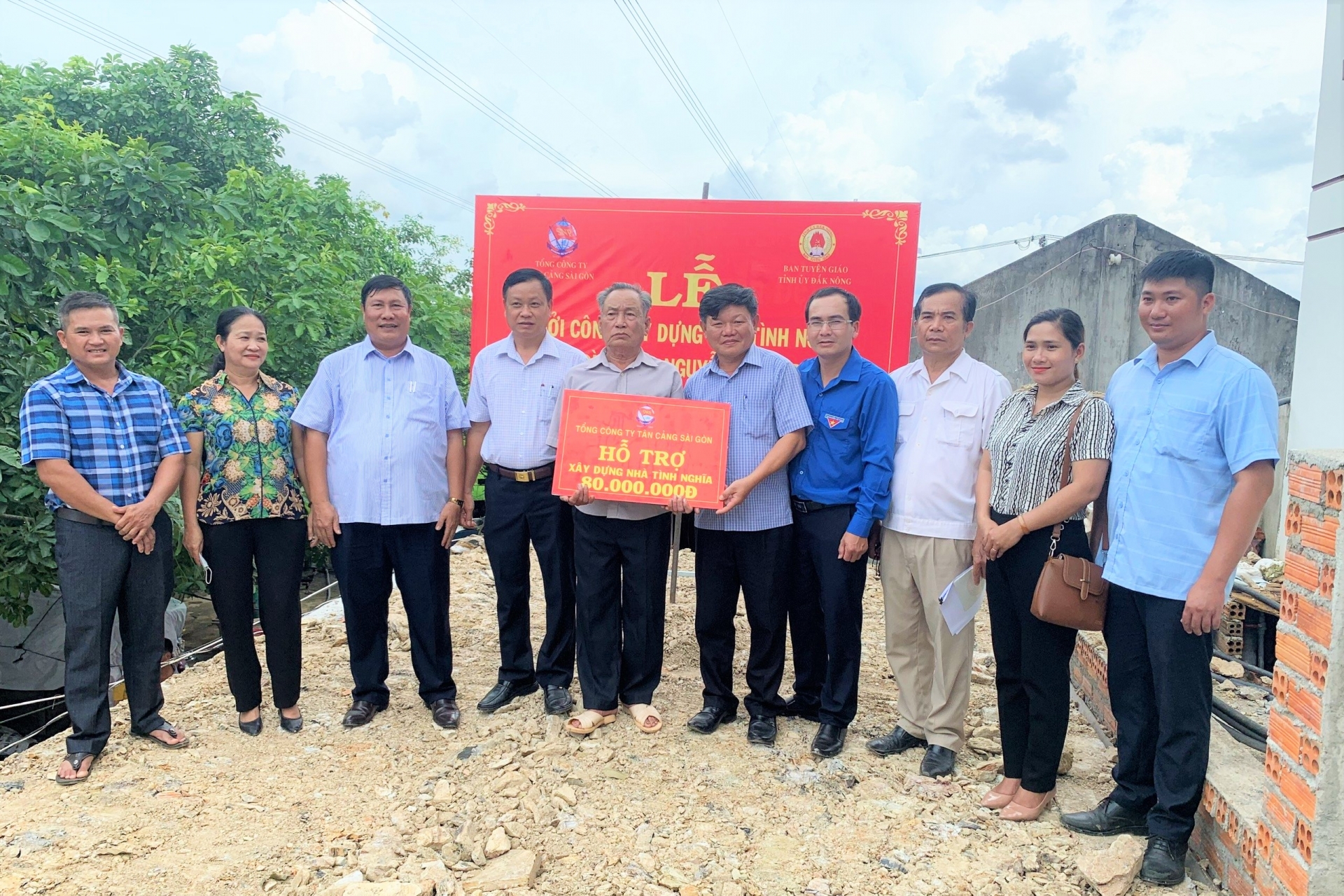 Tân Cảng Sài Gòn hỗ trợ xây dựng nhà tình nghĩa tại Đắk Nông