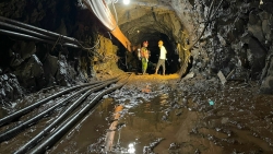 Cận cảnh hầm thủy điện, nơi công nhân bị lũ cuốn mất tích