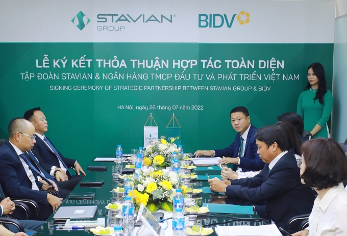 Toàn cảnh Lễ ký kết giữa BIDV và Tập đoàn Stavian
