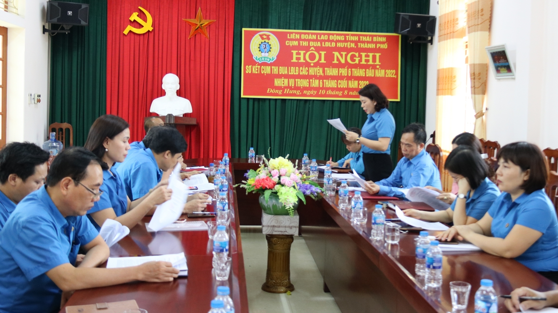 Hoạt động cụm thi đua các LĐLĐ huyện, thành phố ở Thái Bình đạt kết quả nổi bật