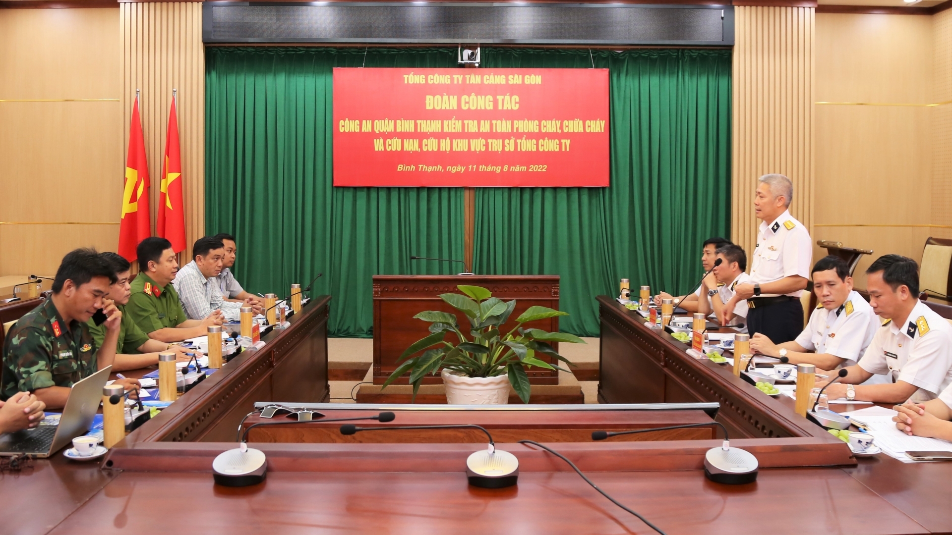 Tân Cảng Sài Gòn đề xuất hỗ trợ công tác huấn luyện PCCC cho người lao động