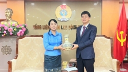 Lãnh đạo Tổng LĐLĐ Việt Nam tiếp kiến đoàn Đoàn đại biểu Liên hiệp Công đoàn Lào