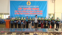 Thái Bình: Truyền thông về an ninh, an toàn giao thông cho công nhân