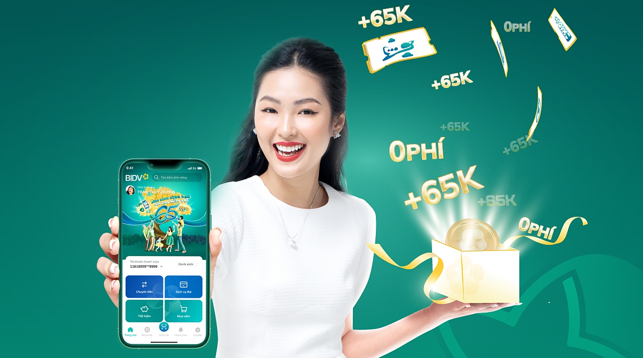 Kênh Mobile app BIDV iBank mang lại cho khách hàng trải nghiệm hoàn toàn mới 