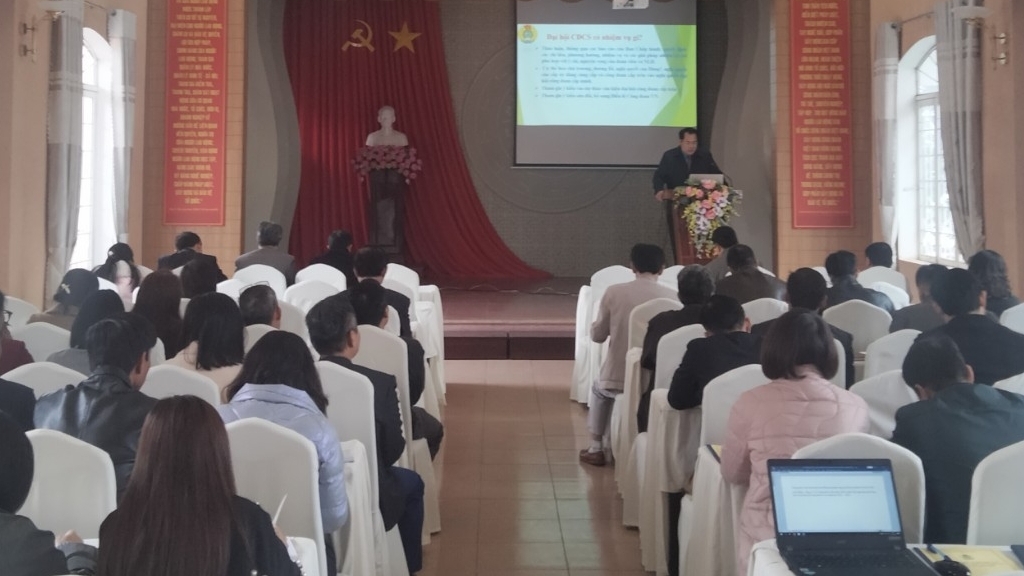 Công đoàn Viên chức tỉnh Lâm Đồng tập huấn công tác đại hội nhiệm kỳ 2023-2028