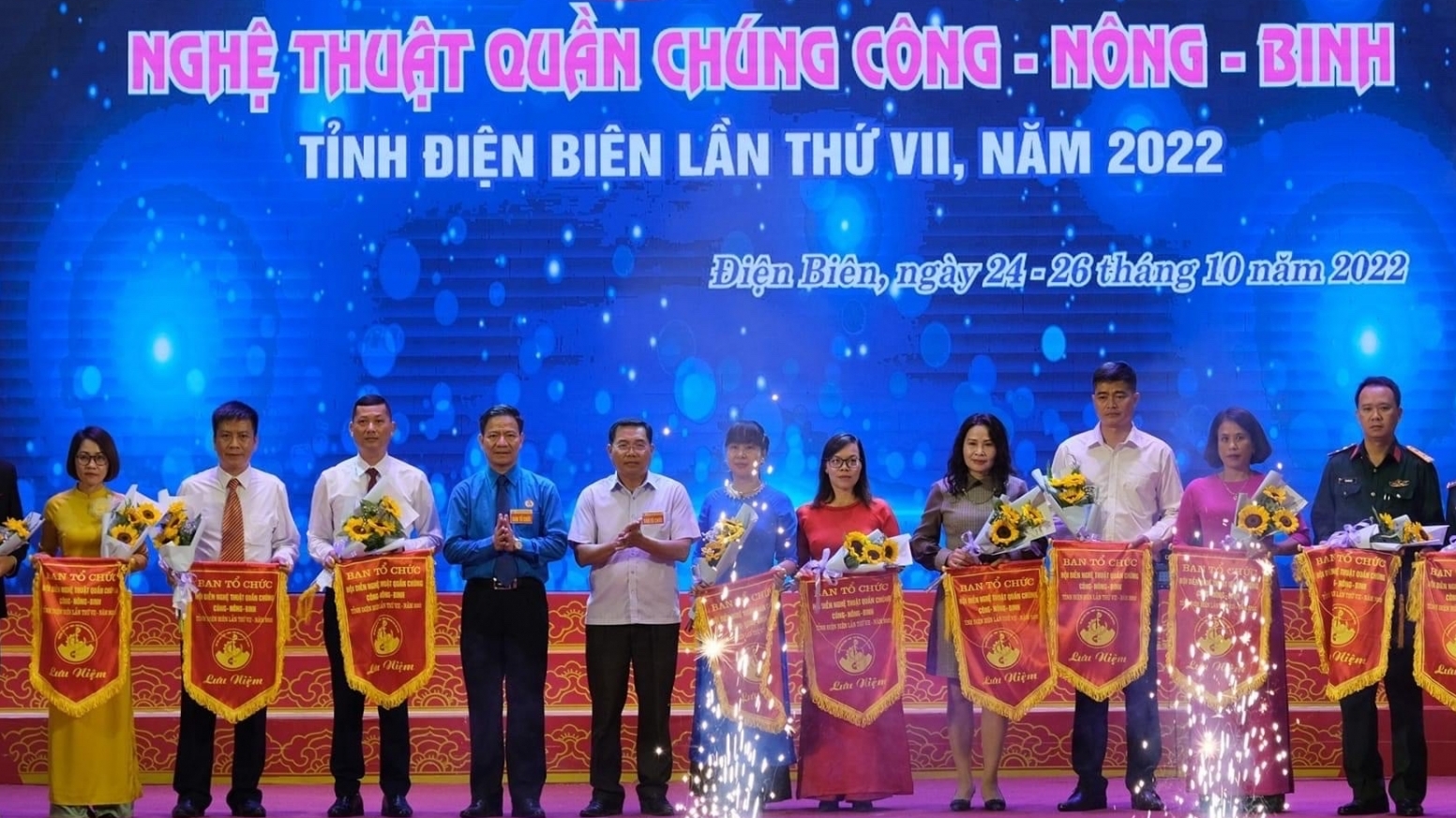 Khai mạc Hội diễn Nghệ thuật quần chúng Công - Nông - Binh tỉnh Điện Biên lần thứ VII