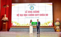 Vietcombank trao tặng học bổng trị giá 200 triệu cho sinh viên Học viện Tài chính