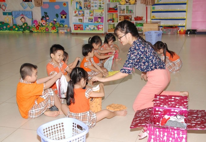 Nam Định: Hỗ trợ giáo viên mầm non tư thục ở địa bàn khu công nghiệp