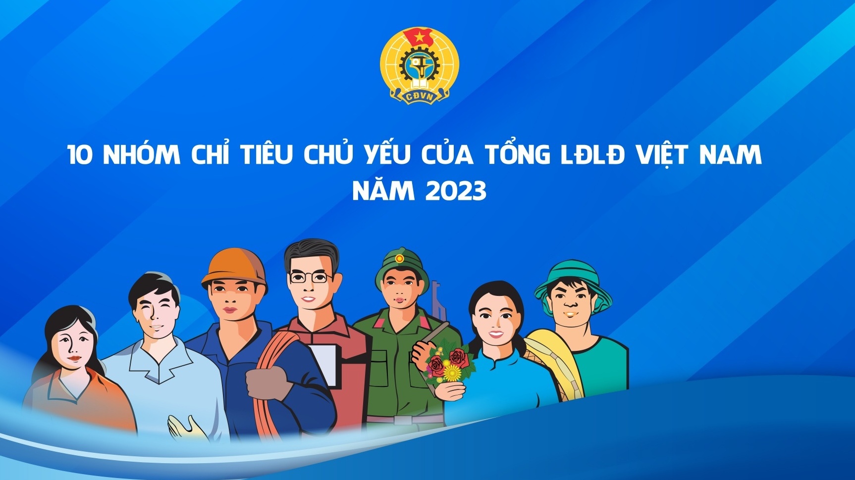 10 nhóm chỉ tiêu chủ yếu của Tổng LĐLĐ Việt Nam năm 2023