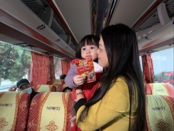 Hưng Yên: Gần 150 chuyến xe nghĩa tình đưa người lao động về quê ăn Tết