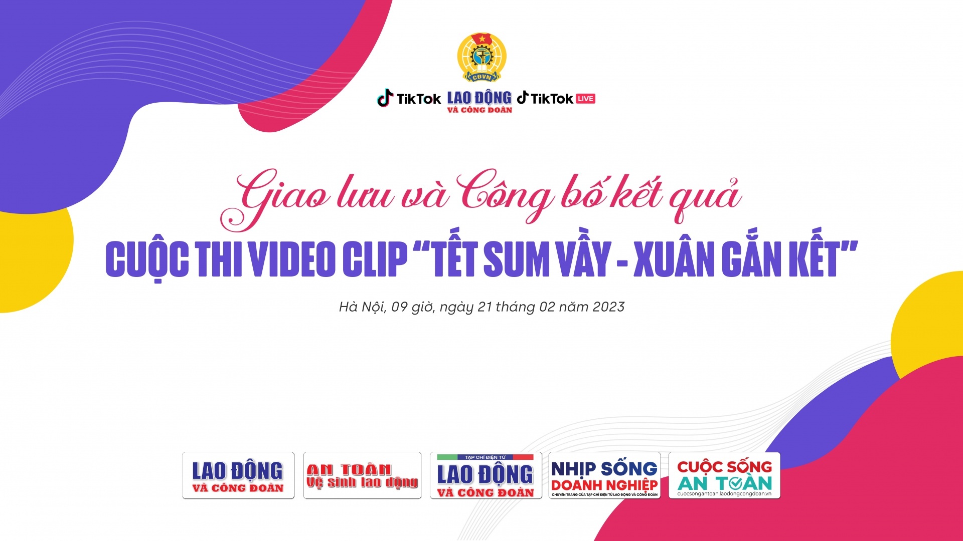 Lễ trao giải Cuộc thi video clip "Tết Sum vầy - Xuân Gắn kết"