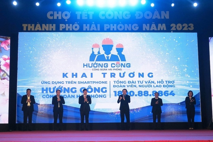 App “Hướng Công - Công đoàn Hải Phòng” với 15 chức năng, nắm bắt dư luận đoàn viên