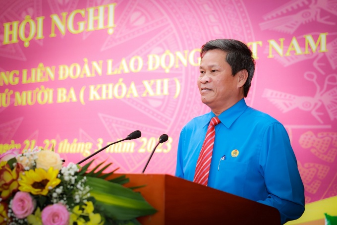 Đồng chí Huỳnh Thanh Xuân được bầu giữ chức danh Phó Chủ tịch Tổng LĐLĐ Việt Nam