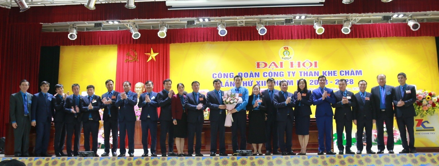 Công đoàn Công ty Than Khe Chàm tổ chức thành công Đại hội lần thứ XII