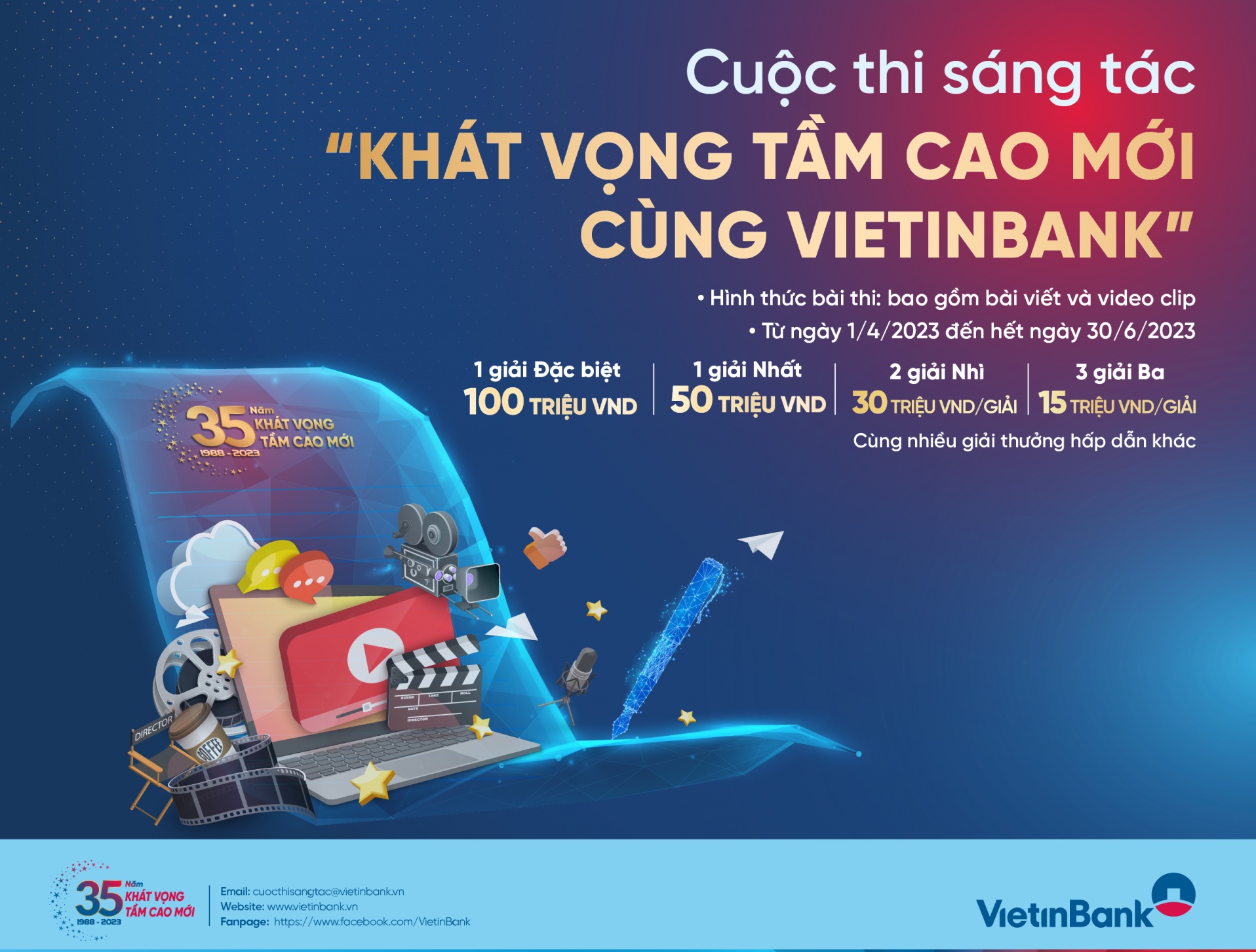 VietinBank phát động cuộc thi sáng tác “Khát vọng tầm cao mới cùng VietinBank”