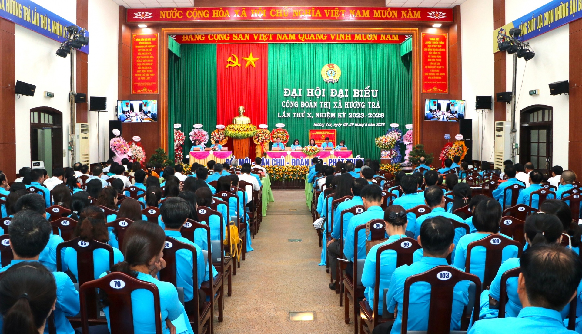 Thừa Thiên Huế: Tổ chức thành công đại hội công đoàn đầu tiên cấp trên trực tiếp cơ sở