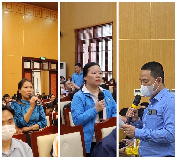 Nhiều ý kiến của công nhân lao động gửi đến Đoàn Đại biểu Quốc hội tỉnh Bắc Ninh