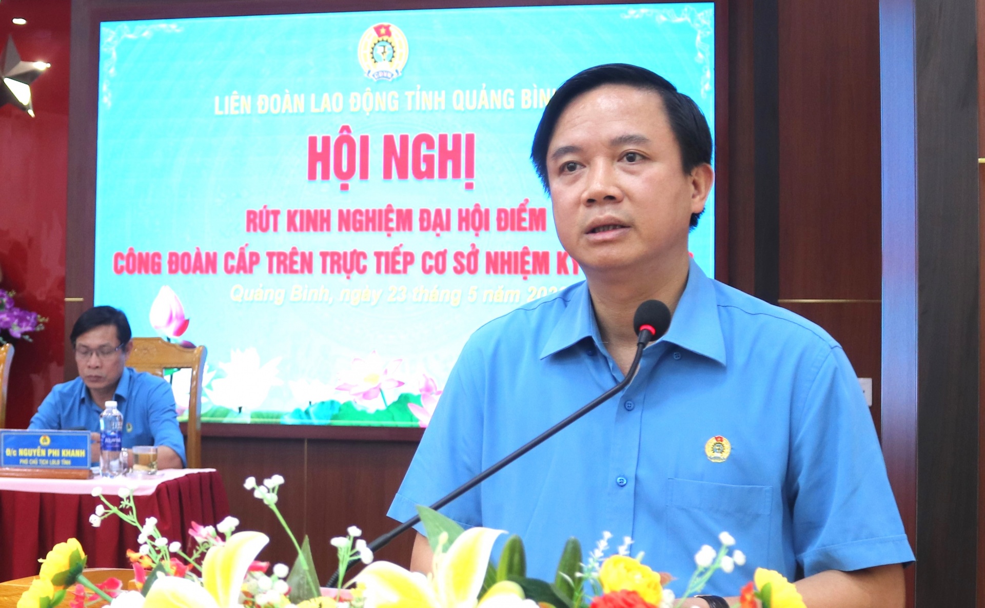 LĐLĐ tỉnh Quảng Bình tổ chức rút kinh nghiệm đại hội điểm cấp trên trực tiếp cơ sở