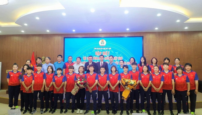 Công đoàn Viên chức Việt Nam gặp mặt các vận động viên xuất sắc tại SEA Games 32