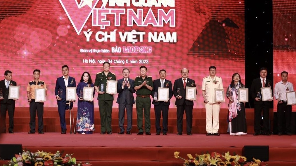 Gương sáng công nhân được vinh danh tại chương trình Vinh quang Việt Nam 2023