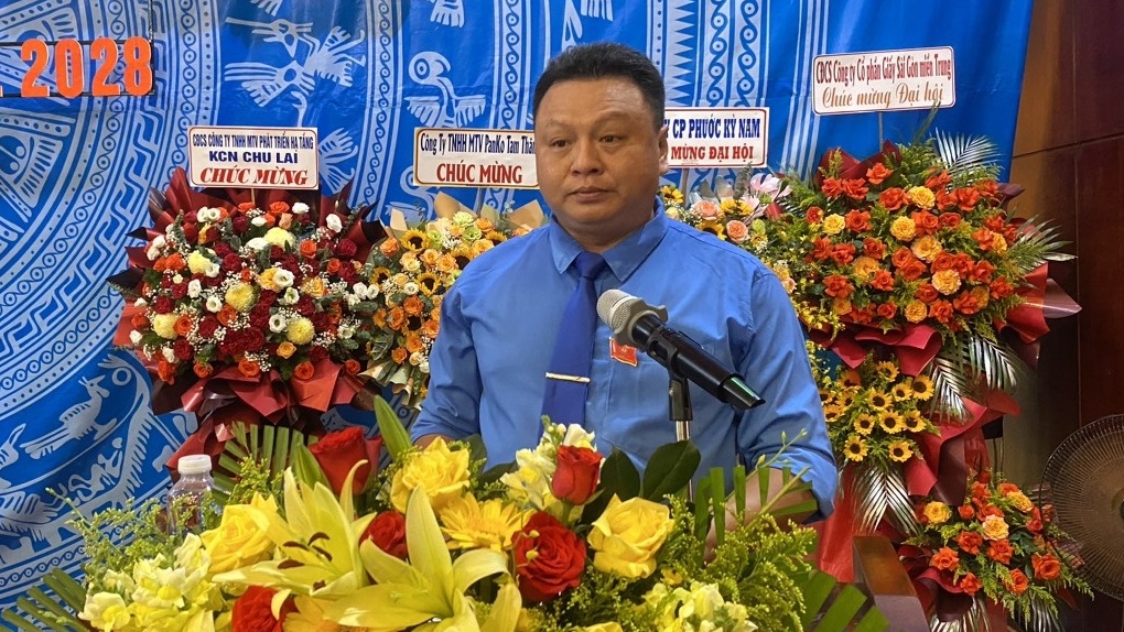 Ông Nguyễn Kỳ Vĩnh được bầu giữ chức Chủ tịch Công đoàn các KKT và KCN tỉnh Quảng Nam