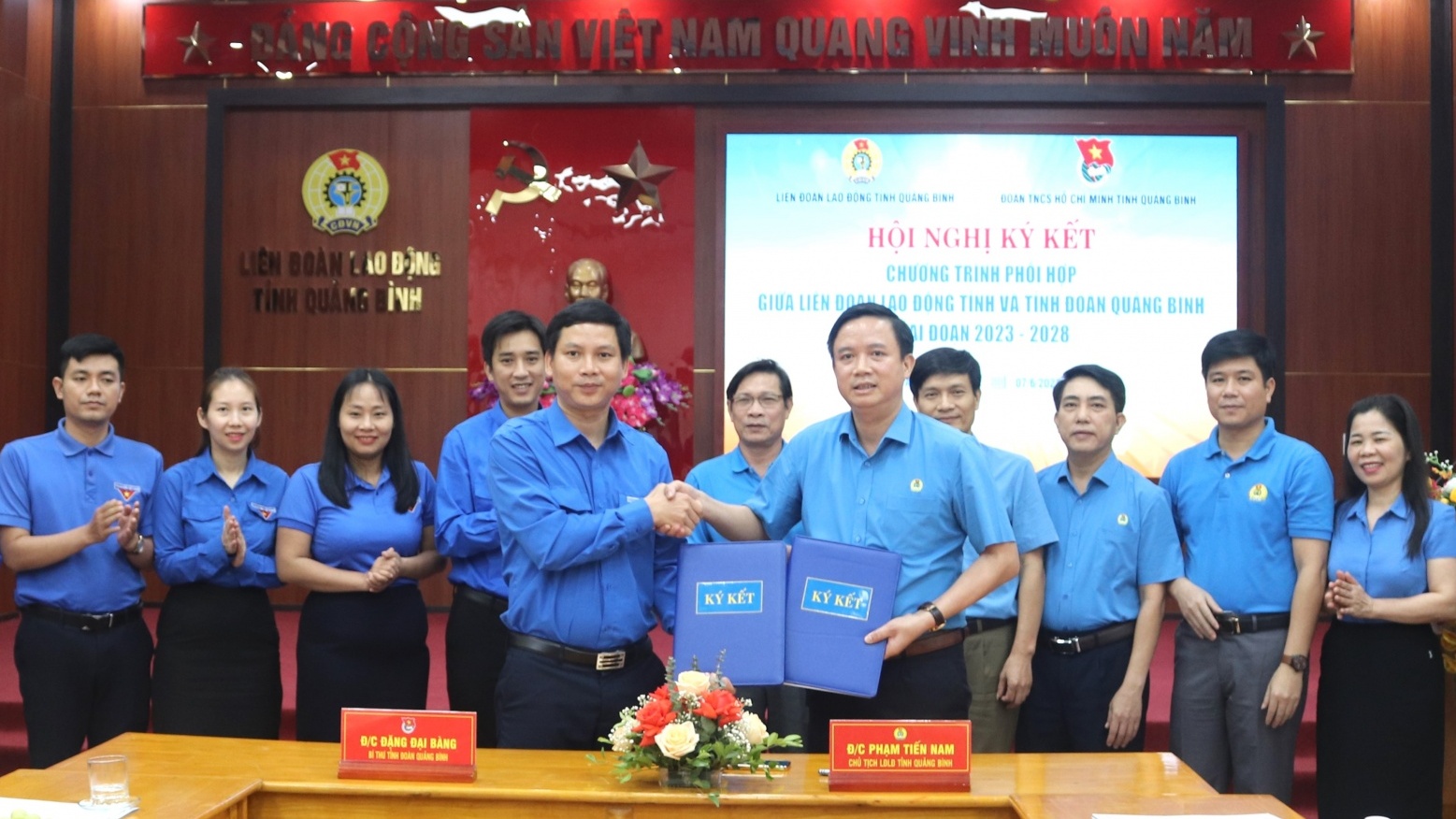LĐLĐ tỉnh Quảng Bình và Tỉnh đoàn sẽ đẩy mạnh các hoạt động cho đoàn viên, lao động trẻ