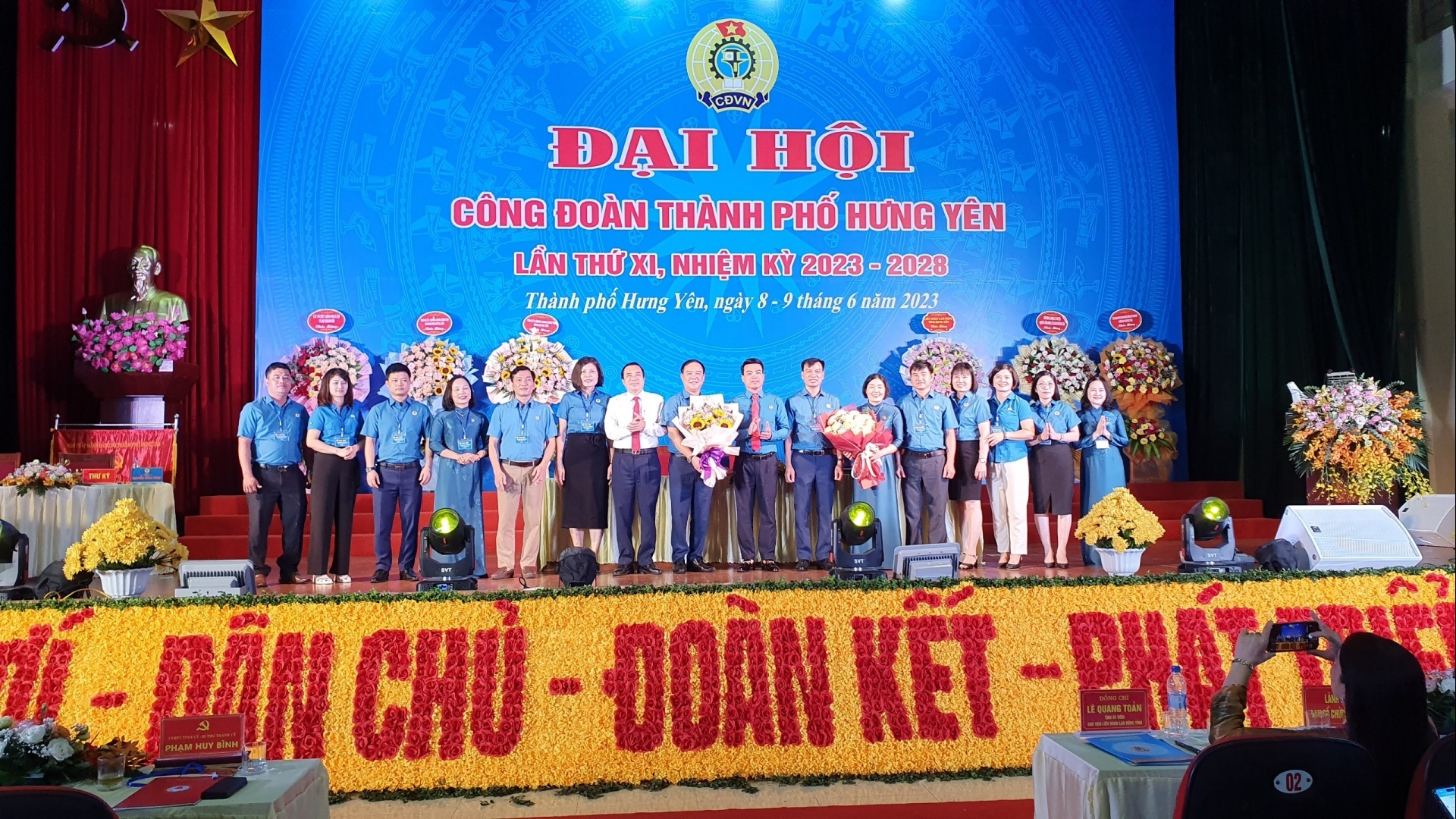 Đại hội Công đoàn thành phố Hưng Yên khóa XI, nhiệm kỳ 2023 - 2028