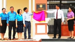Gắn biển công trình hơn 4 tỷ đồng chào mừng Đại hội Công đoàn huyện Phú Ninh