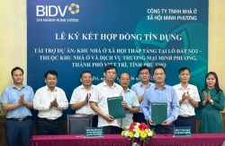 BIDV là ngân hàng đầu tiên ký hợp đồng tín dụng tài trợ dự án NƠXH