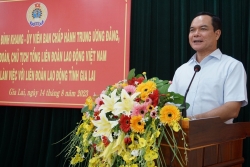 Chủ tịch Tổng LĐLĐ Việt Nam kiểm tra công tác chuẩn bị Đại hội Công đoàn tỉnh Gia Lai