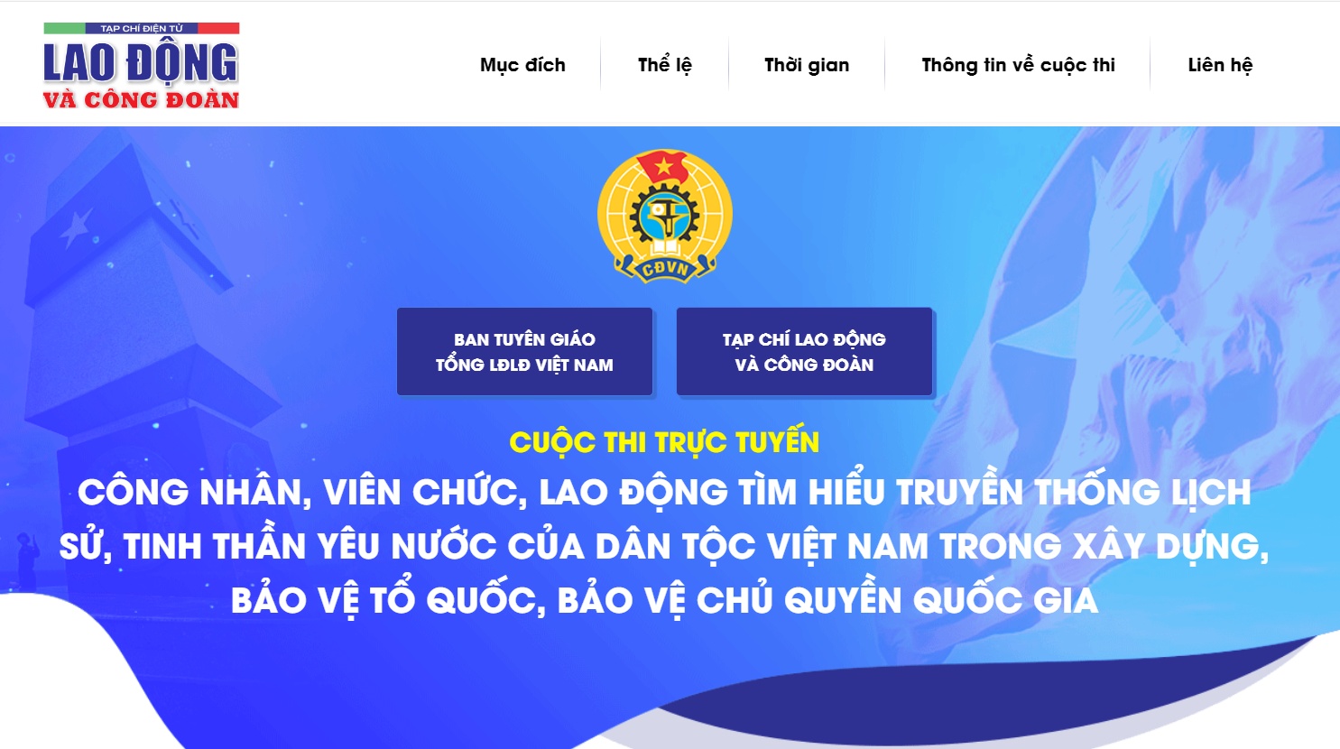 Bắt đầu Cuộc thi CNVCLĐ tìm hiểu truyền thống lịch sử dân tộc Việt Nam
