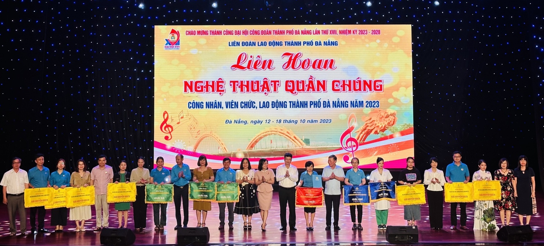 Công đoàn TP Đà Nẵng trao giải Liên hoan Nghệ thuật quần chúng
