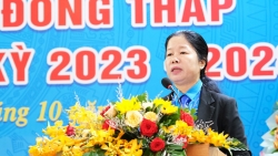 Đồng chí Huỳnh Thị Tuyết Vui đắc cử chức Chủ tịch LĐLĐ tỉnh Đồng Tháp