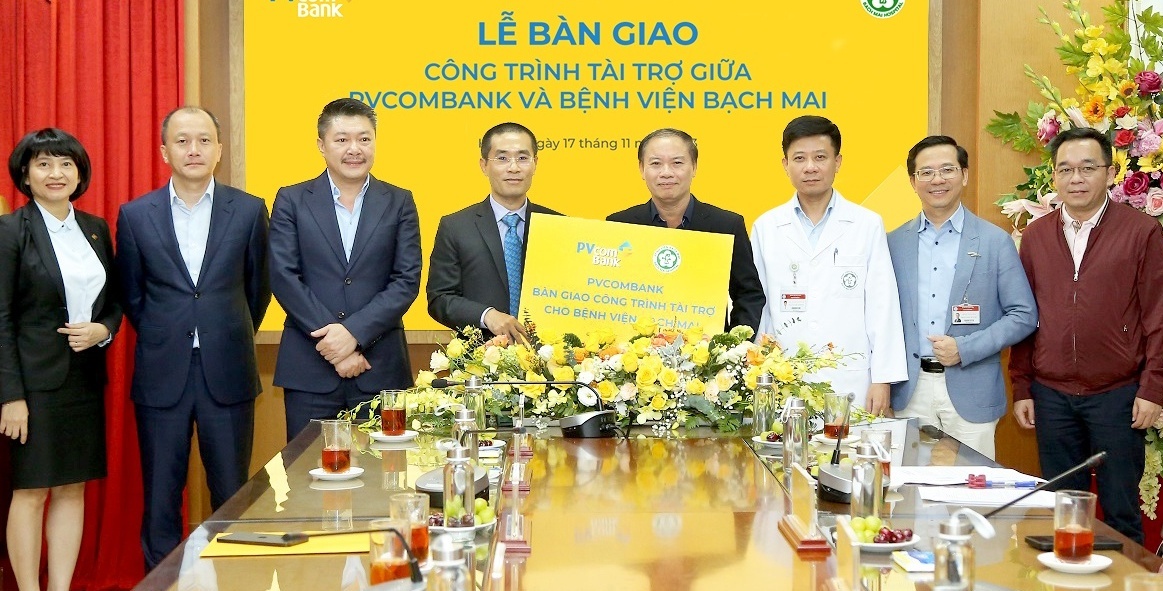 PVcomBank bàn giao các công trình tài trợ cho Bệnh viện Bạch Mai