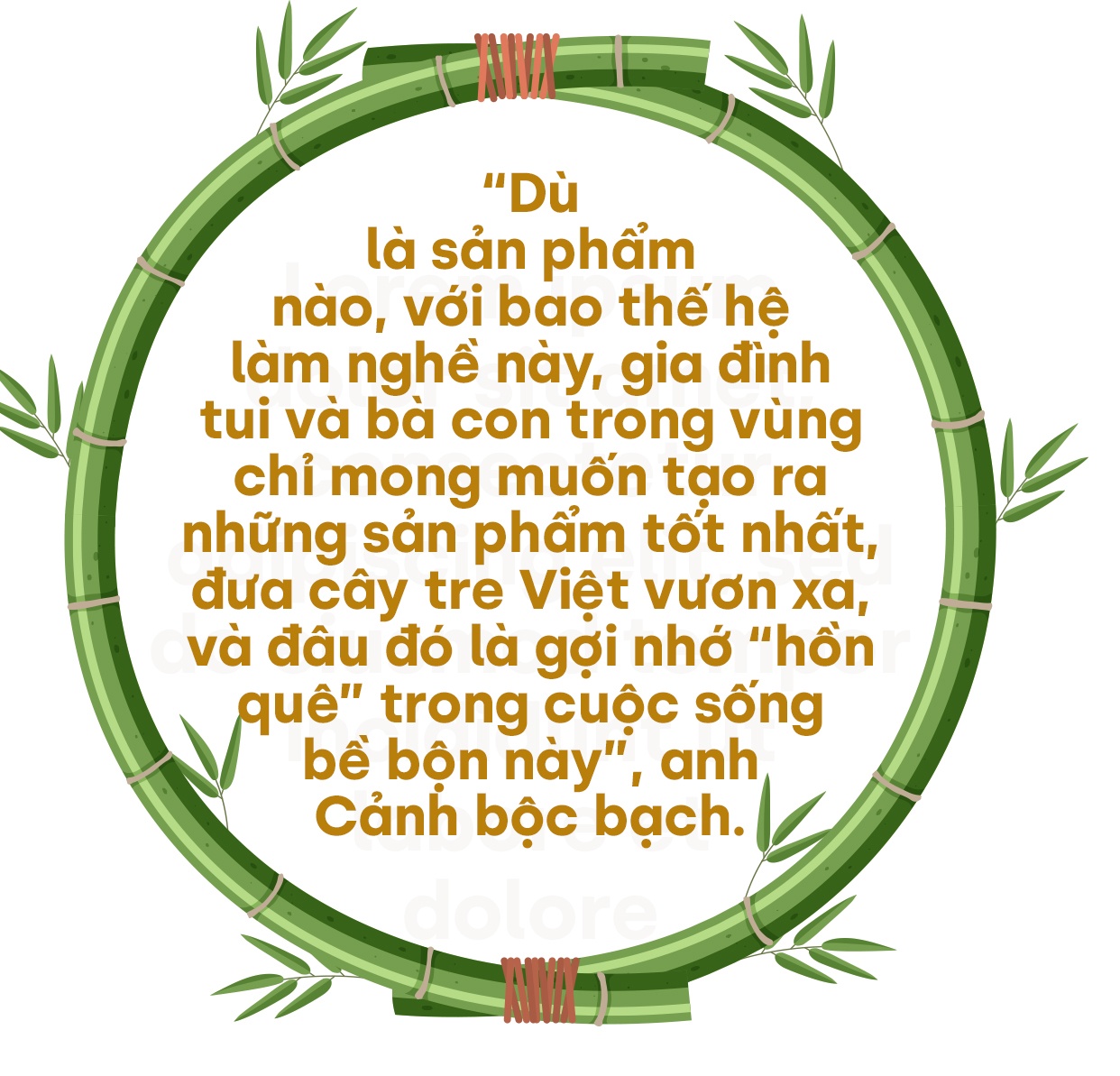 Giữ “hồn quê” cho cây tre Việt