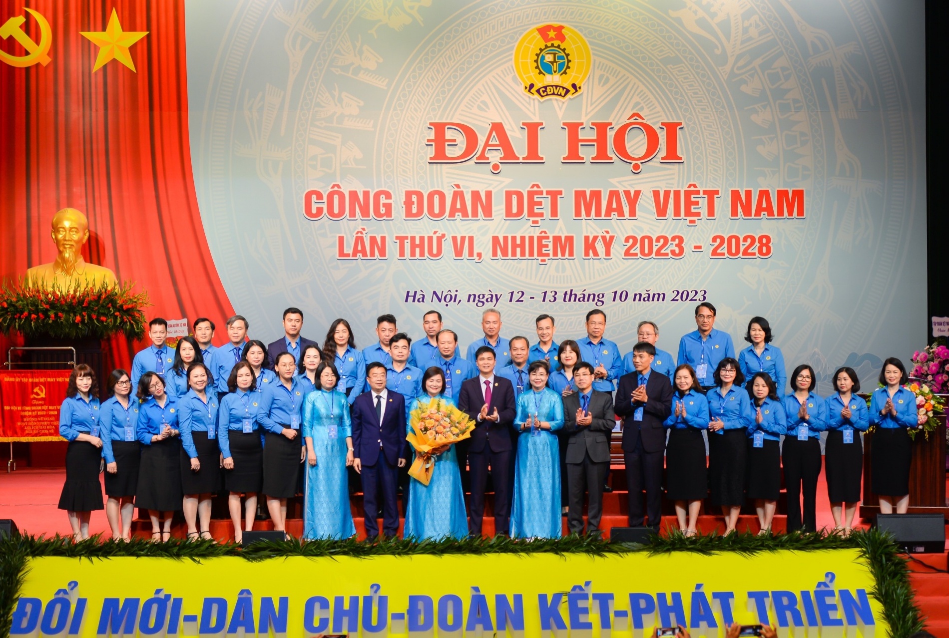 Các chỉ tiêu của Công đoàn Dệt May Việt Nam nhiệm kỳ 2023-2028