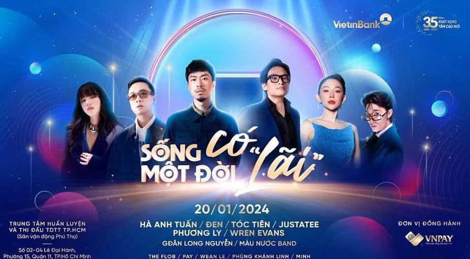 Đen Vâu, Hà Anh Tuấn góp mặt trong concert của VietinBank