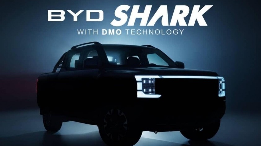 Bắt gặp bán tải BYD Shark 2024, công nghệ hybrid và hệ thống treo như xe SUV