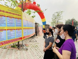 Cần tuyển gần 2.000 lao động tại huyện Thạch Thất (Hà Nội)