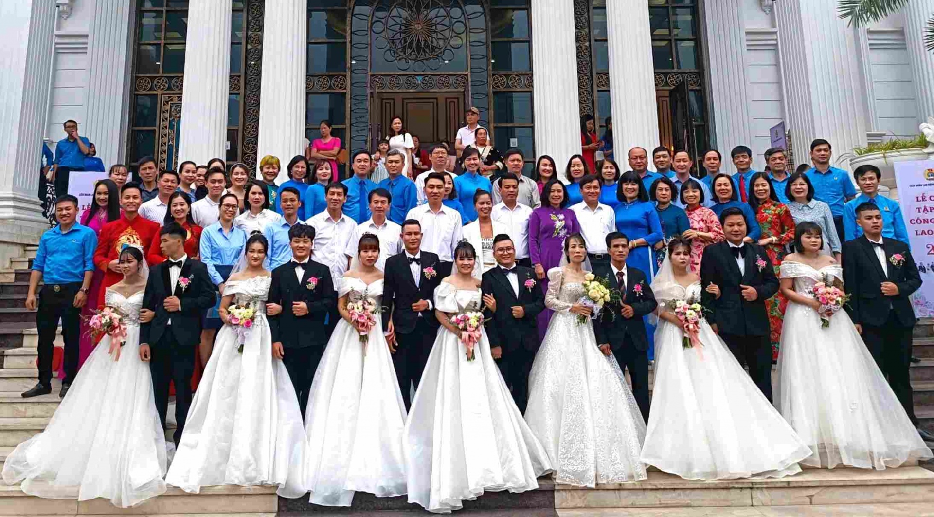 Đám cưới tập thể cho công nhân tại Hải Dương: Ấm áp, xúc động và hạnh phúc ngập tràn