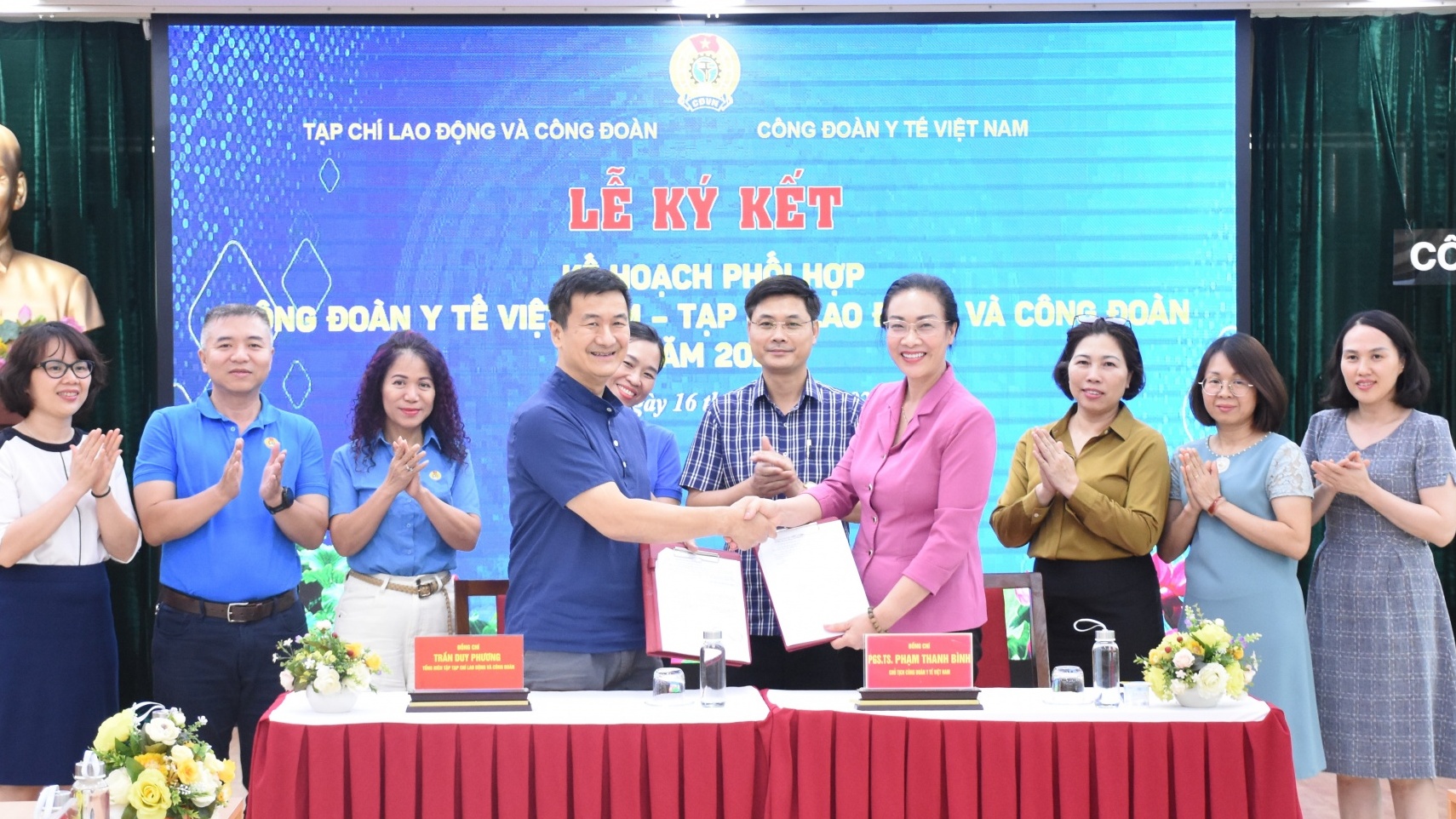 Đẩy mạnh phối hợp giữa Công đoàn Y tế Việt Nam với Tạp chí Lao động và Công đoàn
