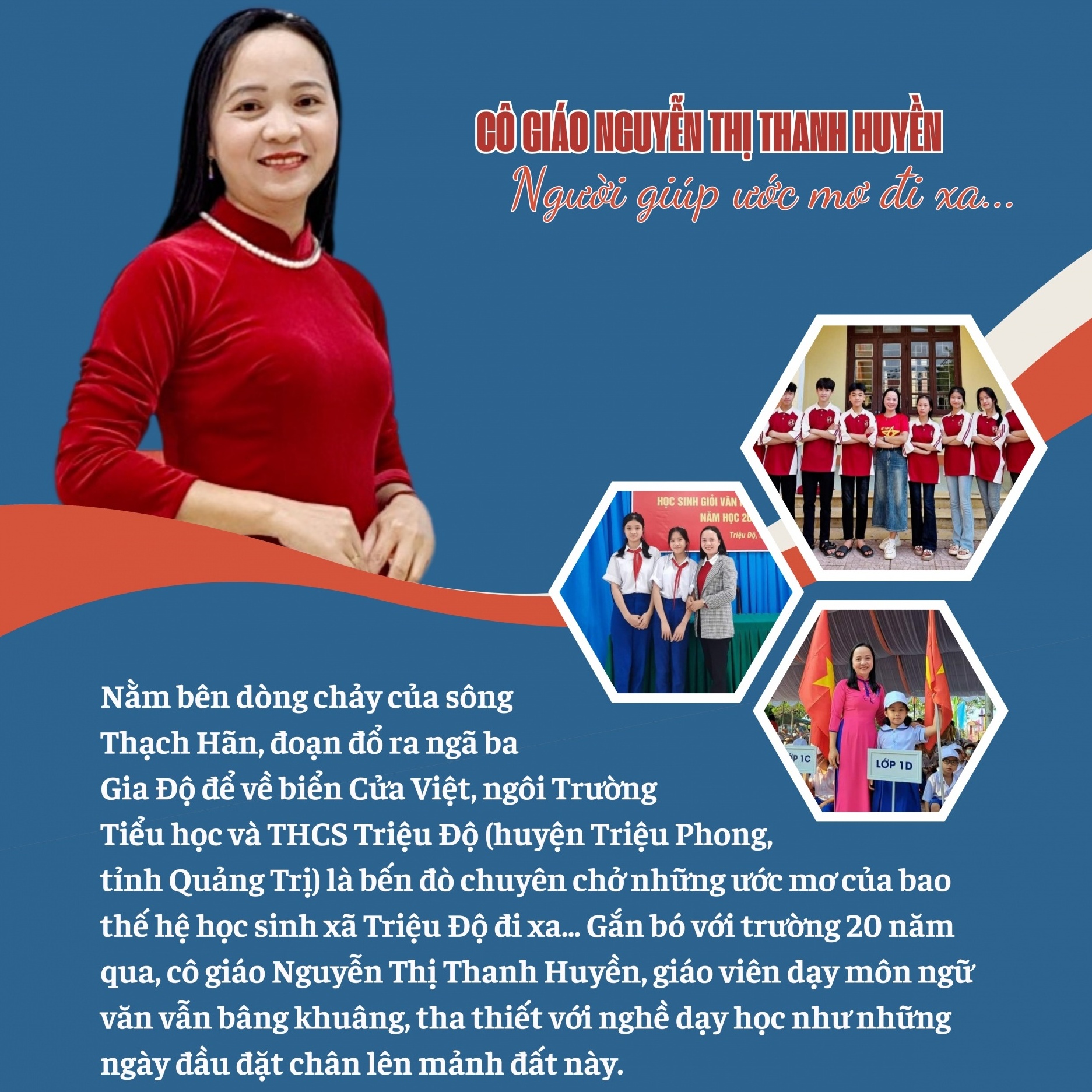 Cô giáo Nguyễn Thị Thanh Huyền - Người giúp ước mơ đi xa…