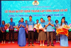 LĐLĐ tỉnh Nghệ An: “Mùa bội thu” phát triển đoàn viên và thành lập công đoàn cơ sở