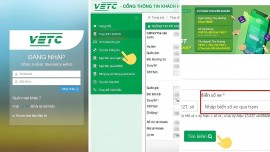 Làm sao để tra cứu tài khoản VETC qua biển số xe?