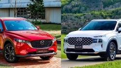 Đồng giá 979 triệu đồng, nên mua Mazda CX-5 hay Hyundai Santa Fe?