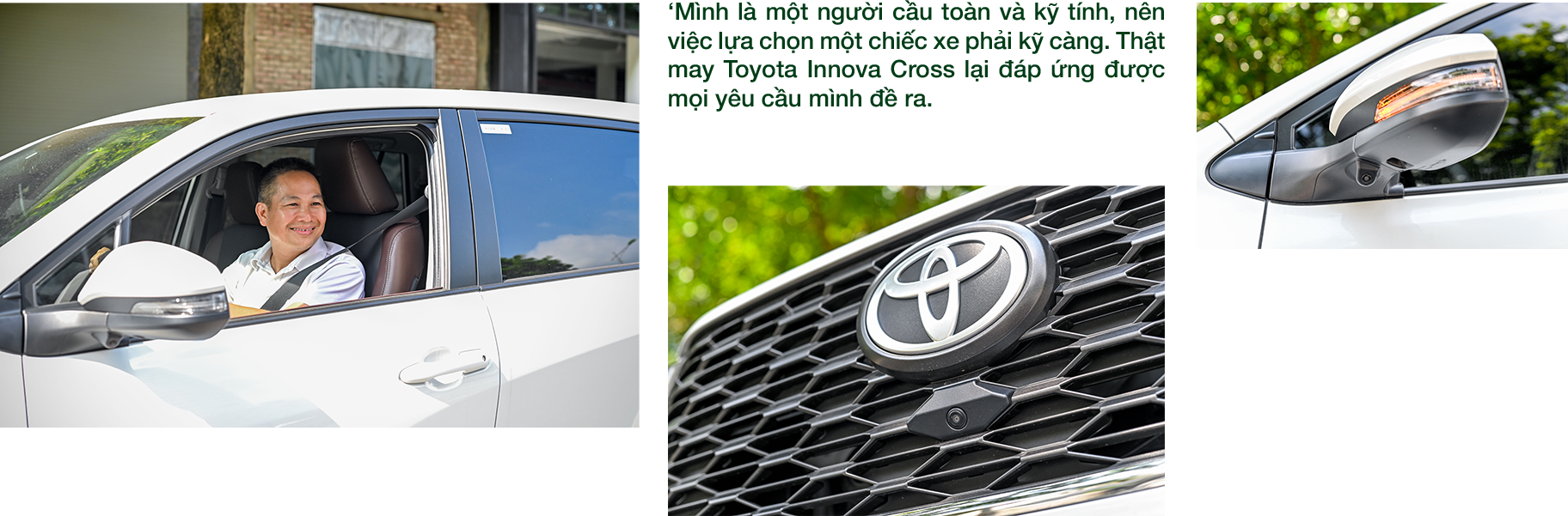 Bỏ qua Xpander, Santa Fe, chủ xe chọn Toyota Innova Cross bởi khả năng vận hành vừa mạnh mẽ vừa tiết kiệm